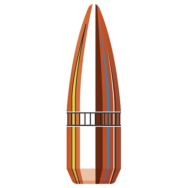 Hornady FMJ BT .22/.224 Cal 55gr Bullets w/Cannelure (1000/Box) 22672