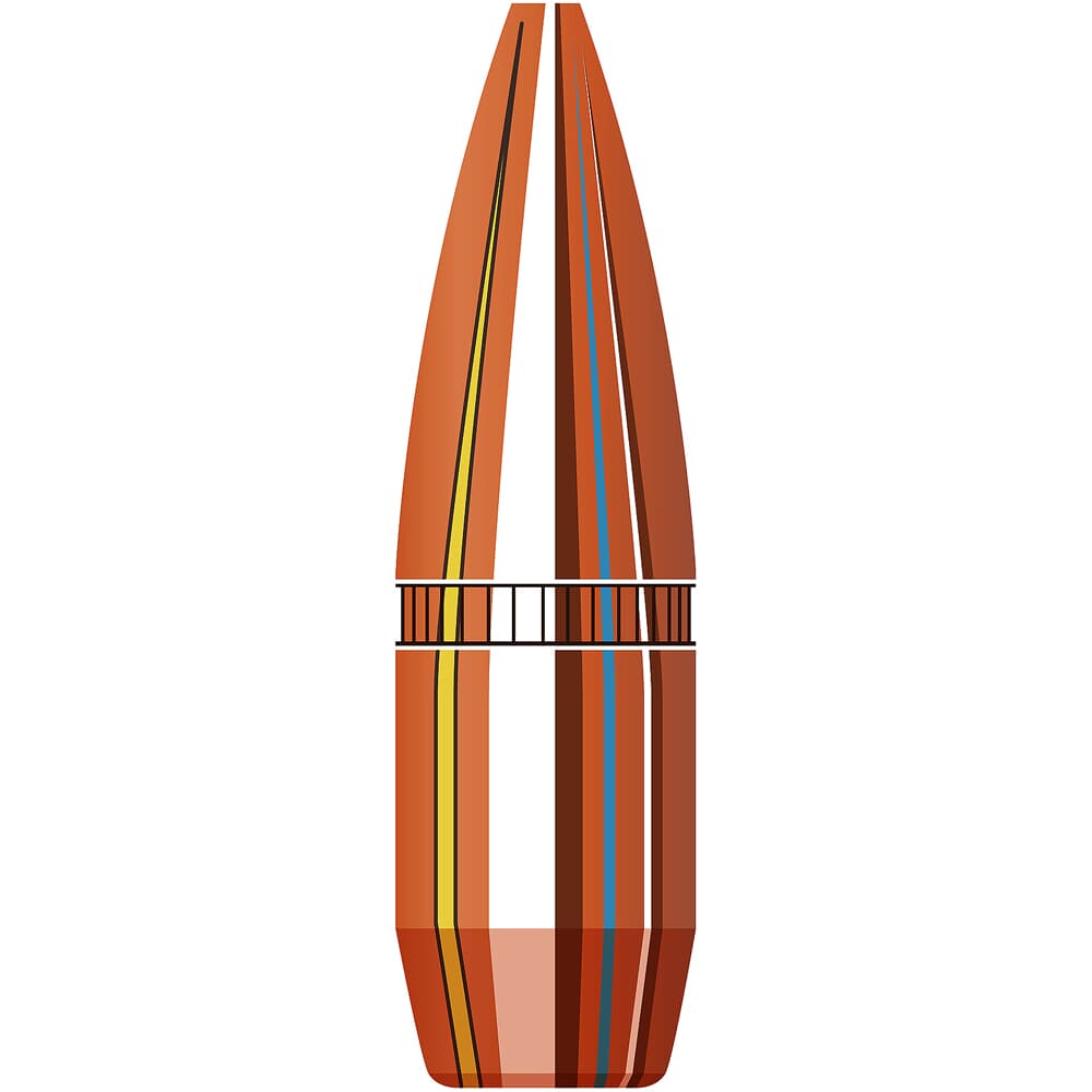 Hornady BTHP Match 6.8mm/.270/.277 Cal 110gr Bullets w/Cannelure (100/Box) 27200