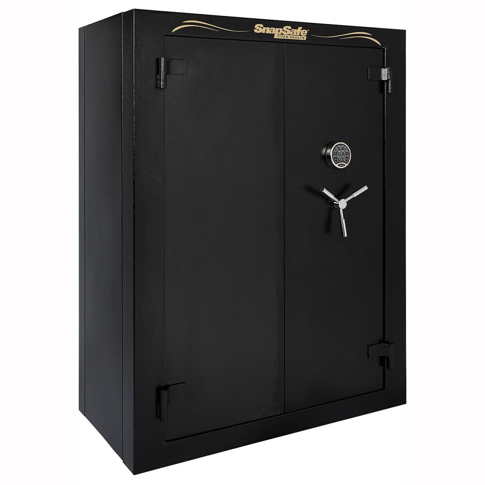 SnapSafe Super Titan XL Black 36-Gun Double Door Modular Safe w/Digital Lock 75014