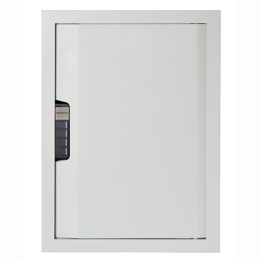 SnapSafe White In-Wall Safe w/Electronic Lock 75413