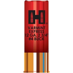 Hornady Varmint Express 12ga #4 Buckshot Ammunition (10/Box) 86243