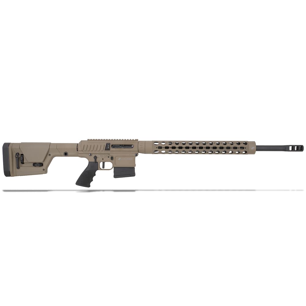 JP Enterprises LRP 6.5 CM Rifle 22&quot; 1:8&quot; 3-Port Comp FDE w/(1) 10rd P-Mag LRP-07-65-22