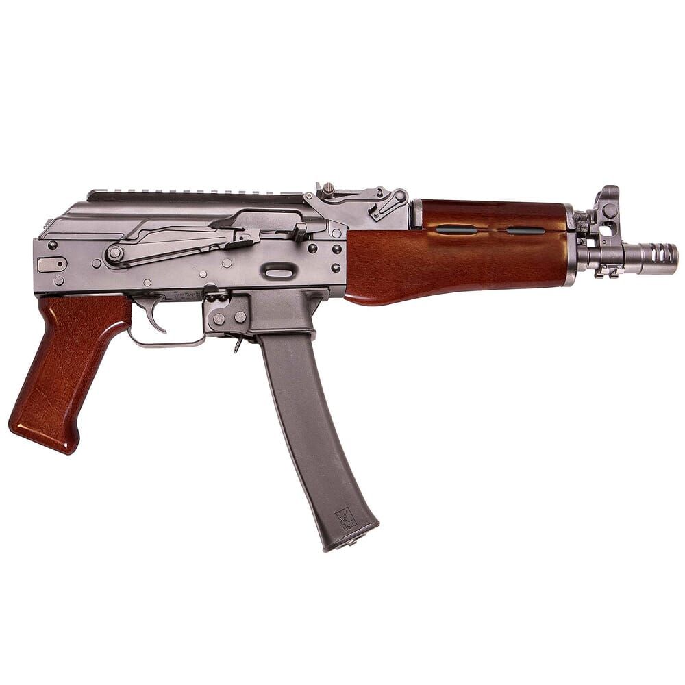 Kalashnikov USA KP-9RW TEN 9mm 9.33" Bbl Semi-Auto Red Wood Edition Pistol w/(2) 10rd Mags KP-9RW-TEN