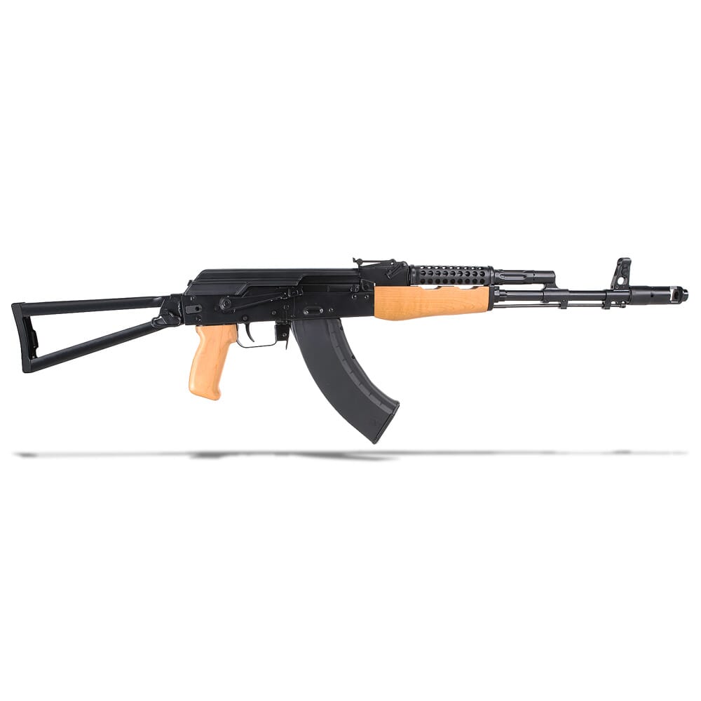 Kalashnikov USA KR-103SFSAW-TRI 7.62x39mm 16.33" Bbl Side Folding Triangle Stock w/Blonde Wood, Cheese Grater HG, (1) 30rd Mag KR-103SFSAW-TRI