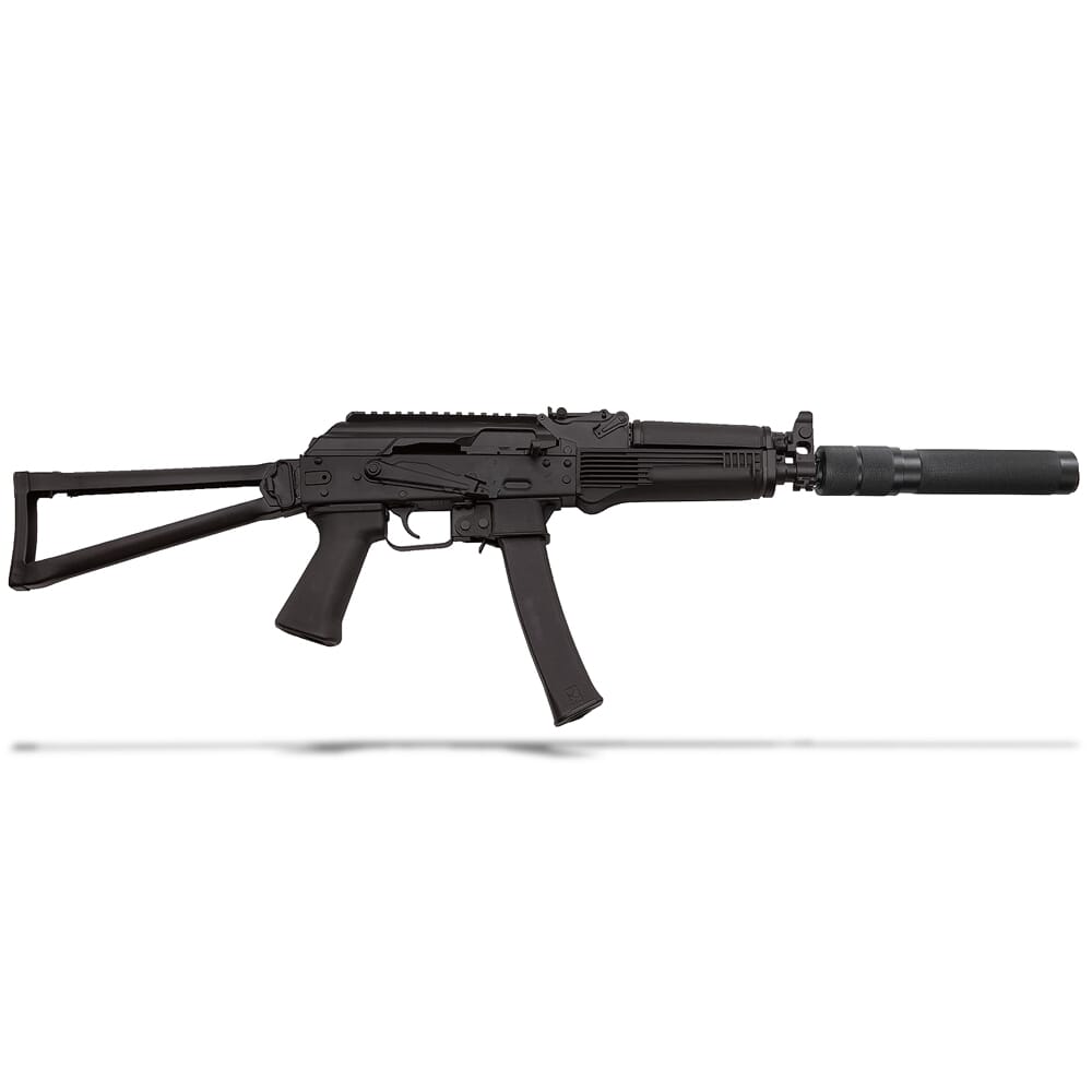 Kalashnikov USA KR-9S 9mm 16.33" Bbl Side Folding Rifle w/Faux Suppressor Barrel Shroud & (2) 30rd Mags KR-9S