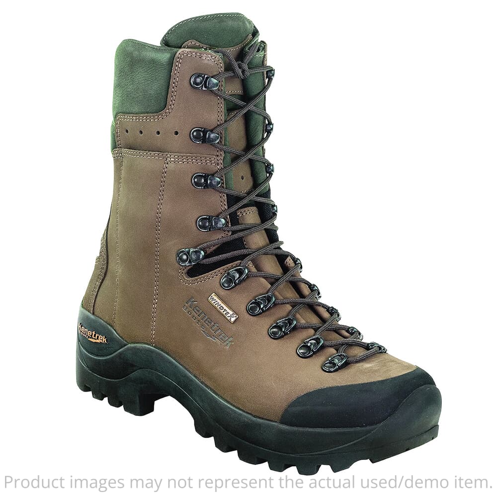 Kenetrek USED Guide Ultra 400 Brown 12M Mountain Boots ES-425-OP4-12M - Stains Around Front of Boot - Light Wear UA7113
