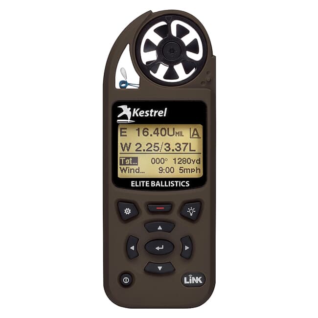 Kestrel 5700 Elite Weather Meter with Applied Ballistics with LiNK - Berry Compliant - Flat Dark Earth 0857ALFDEM