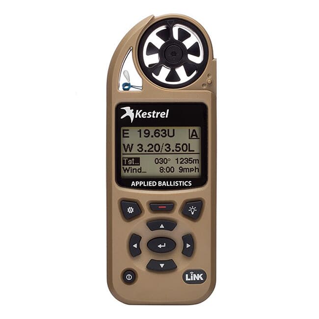 Kestrel 5700 Elite Weather Meter with Applied Ballistics with LiNK - Berry Compliant - Desert Tan 0857ALTANM