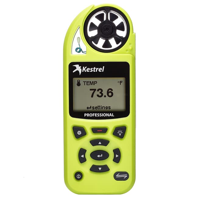 Kestrel 5200 Pro Environmental Meter High Viz Green 0852HVG