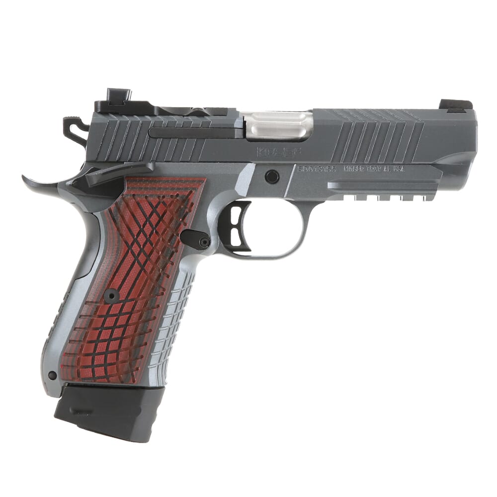 Kimber KDS9c Rail 9mm 18rd Gray Pistol w/Red/Black Grips 3100024 For ...