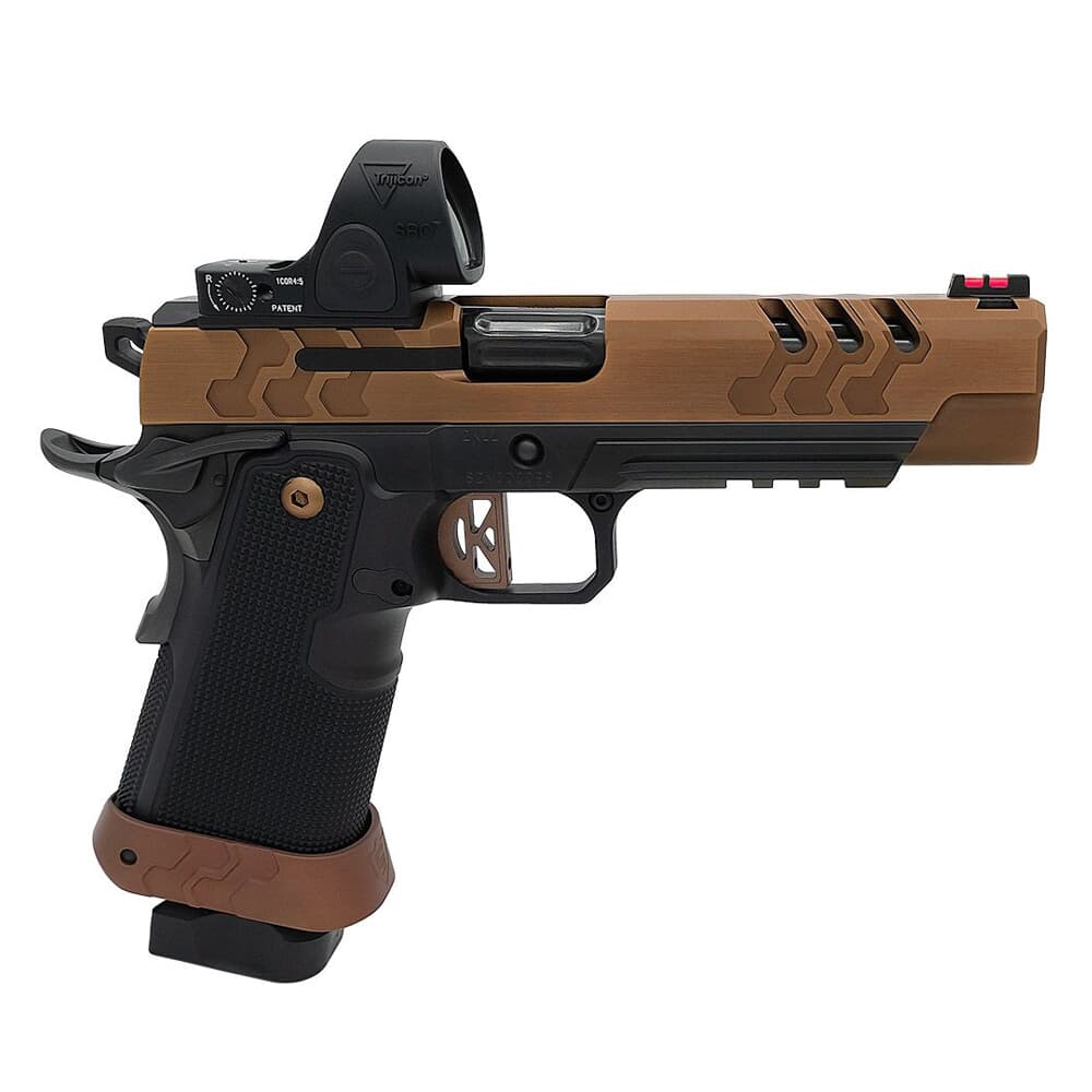Kimber 2K11 Target 9mm Black/Coyote Pistol w/(1)17rd &amp; (2)20rd Magazines &amp; Trijicon SRO 2.5MOA Red Dot #SRO2-C-2500002 3500055