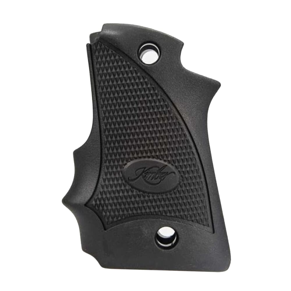 Kimber Micro 9mm Checkered Black Rubber Wraparound w/Finger Grooves Grips 4000901