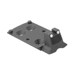 Optics plate w/ integral co-witness rear white dot sight for Vortex optics