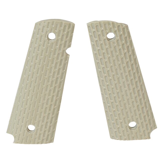 Kimber &quot;Desert Sand, G10 with Warrior pattern, magazine well, ambidexterous. MPN 1100951A