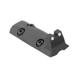 Optics plate cover rear sight, white dot