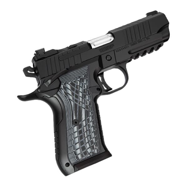 Kimber KDS9c Rail 9mm 4.09&quot; Bbl Optics Ready Black Pistol w/(1) 15rd&amp; (1) 18 rd &amp; 3-Dot TruGlo Night Sights 3100014