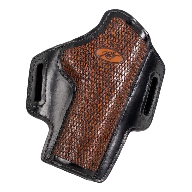 Kimber 1911 Full-Size 5&quot; OWB RH Black/Tan Holster w/Raptor Scales &amp; Kimber Logo by Stoner 4000736