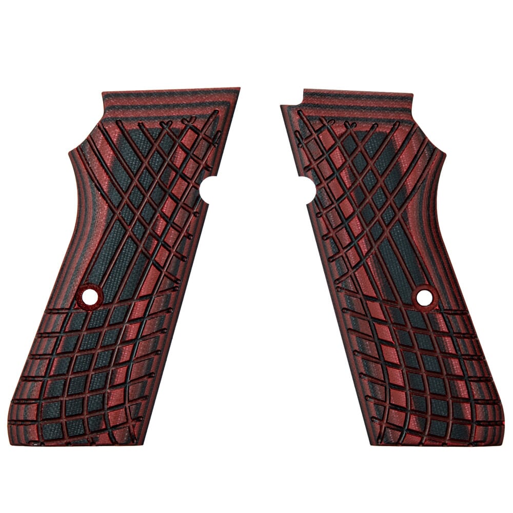Kimber KDS9c Dark Red/Black Grips 4200333