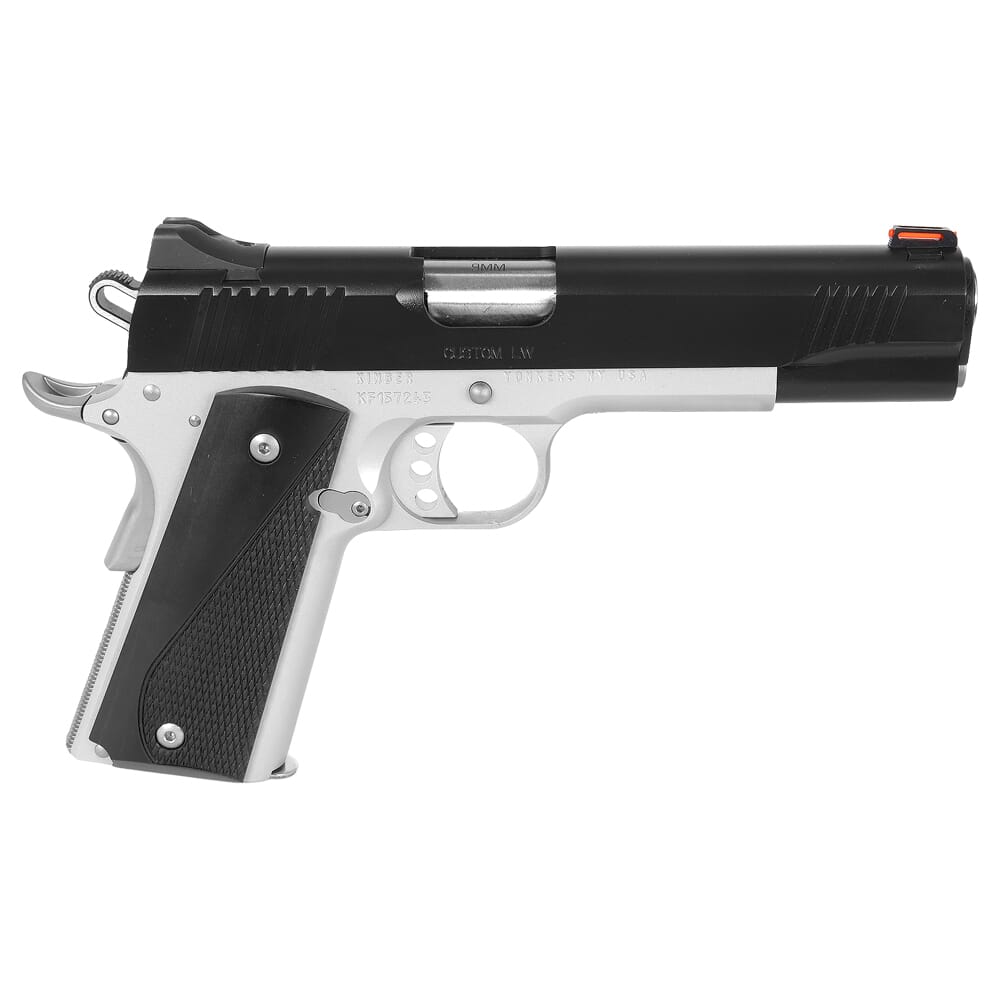 Kimber 1911 Custom LW 9mm 5" Bbl Black/Stainless Pistol w/Black Laminate Grips 3700612