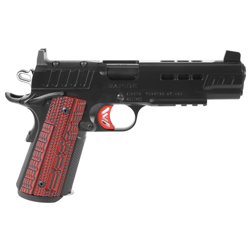 Kimber 1911 Rapide Heat .45 ACP 5.5&quot; Bbl 8rd Optics Ready Black/Red Pistol 3000452