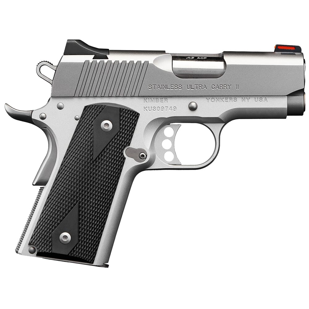 Kimber 1911 Stainless Ultra Carry II .45 ACP CA Compliant Pistol 3200062CA