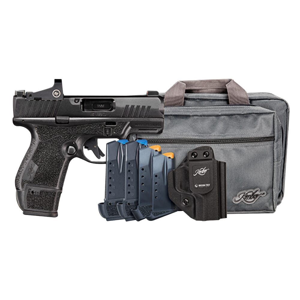 Kimber R7 Mako 9mm Bbl Optics Included Black Pistol w/Mission First Tactical Holster, Kimber Range Bag, (3) 15rd, (1) 13rd & (1) 11rd Mag 3800035