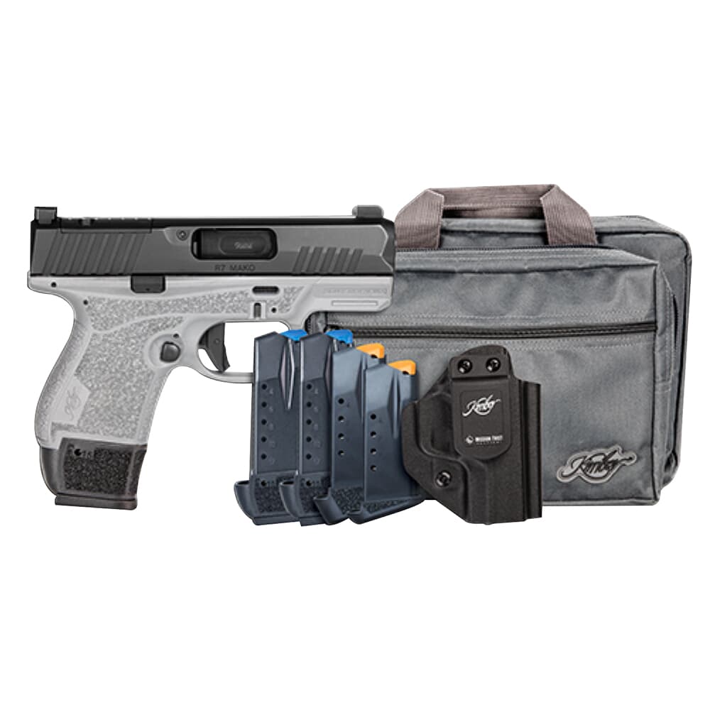 Kimber R7 Mako 9mm Bbl Optics Ready Gray Pistol w/Mission First Tactical Holster, Kimber Range Bag, (3) 15rd, (1) 13rd &amp; (1) 11rd Mag 3800036