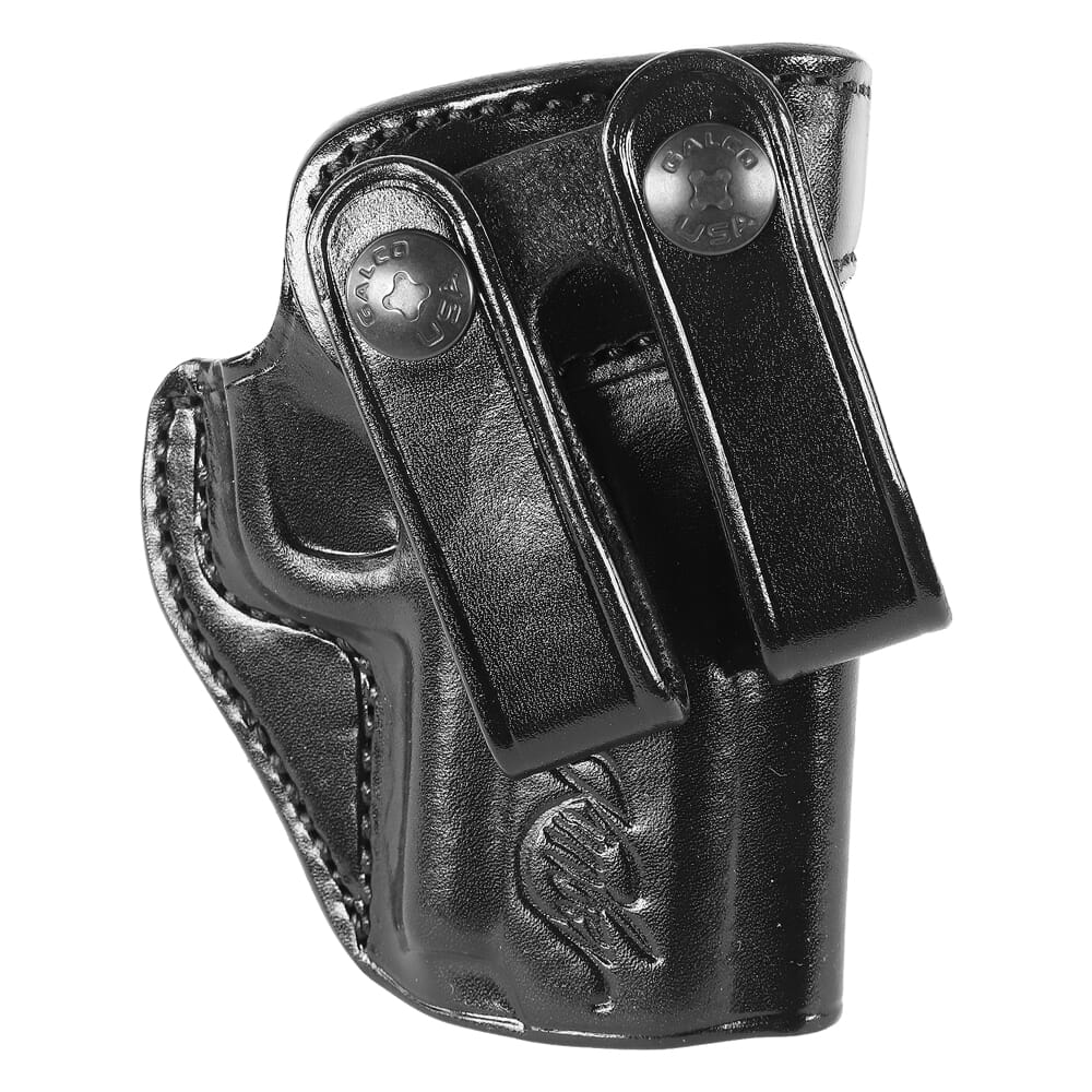 Kimber 1911 Ultra-Size 3" IWB Black Leather Holster w/Kimber Logo by Galco 4000047