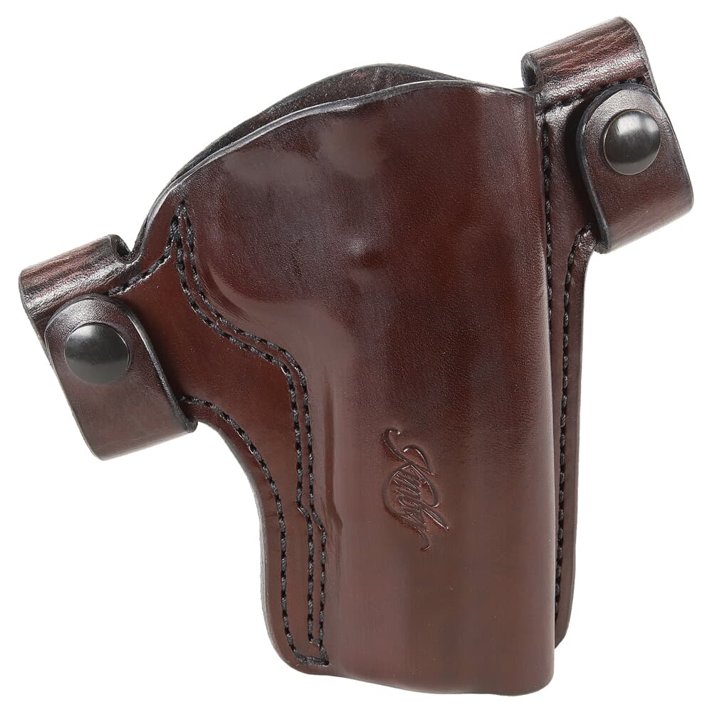 Kimber 1911 Full-Size 5&quot; Premier Brown Leather Holster w/QR Belt Snaps &amp; Kimber Logo by Mitch Rosen 4000062