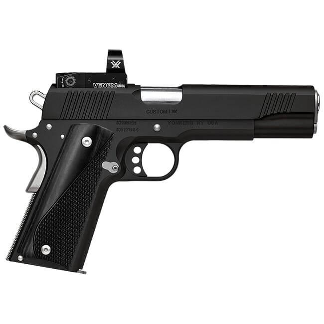 Kimber Custom LW (Nightstar) 9mm 9rd Black Pistol w/ Vortex Venom 6 MOA Red Dot Installed 3700639