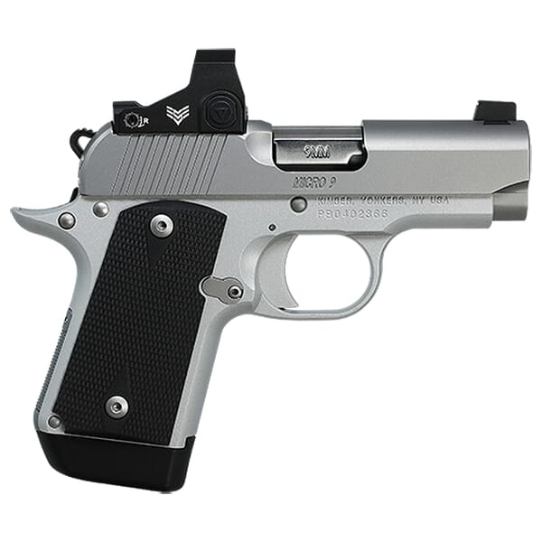 Kimber Micro 9 Stainless (OI) 9mm 8rd Pistol w/Rear Swampfox Sentinel 3 MOA Red Dot Sight 3300220