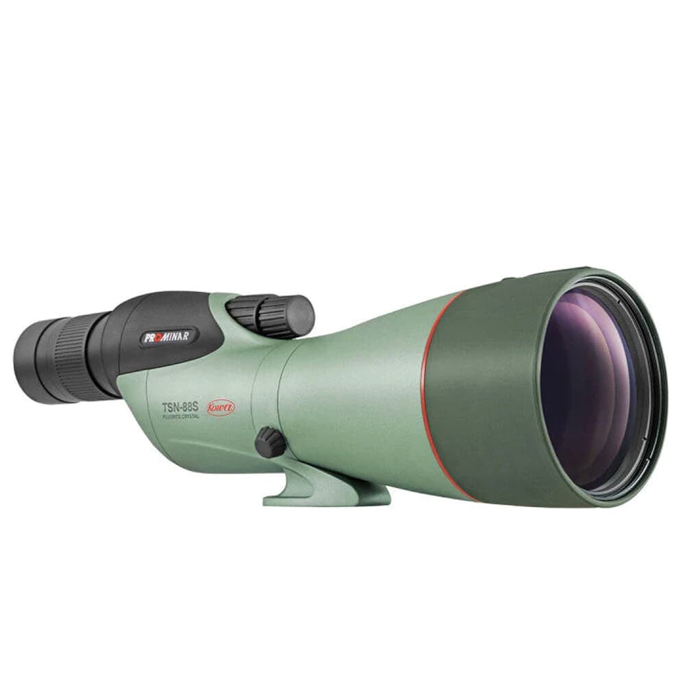 Kowa TSN-88 PROMINAR Straight Spotting Scope w/Pure Fluorite Lens &amp; TE-11WZ II WA-Zoom Eyepiece TSN-88S ZM SET