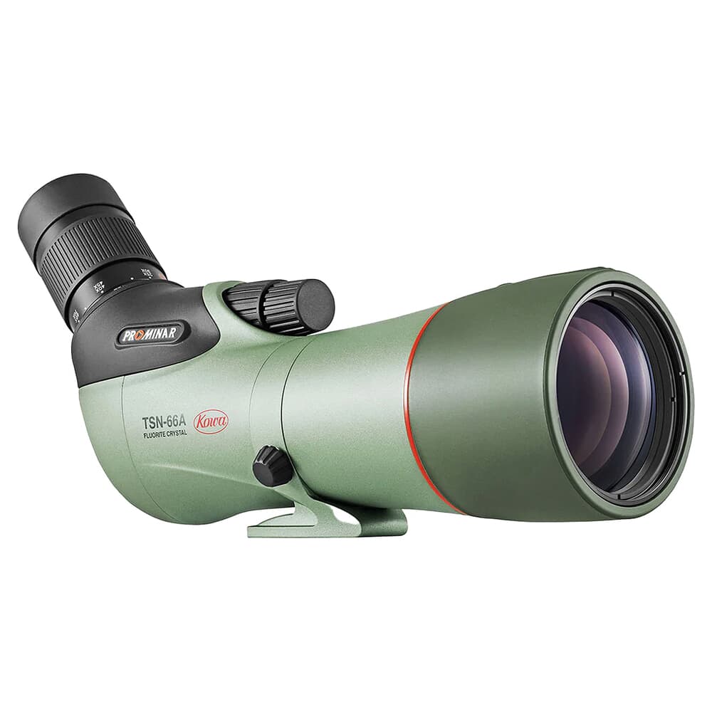 Kowa TSN-66 PROMINAR Angled Spotting Scope w/Pure Fluorite Lens &amp; TE-11WZ II Zoom Eyepiece TSN-66A-ZM-SET