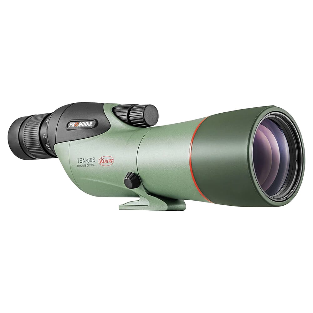 Kowa TSN-66 PROMINAR Straight Spotting Scope w/Pure Fluorite Lens & TE-11WZ II Zoom Eyepiece TSN-66S-ZM-SET