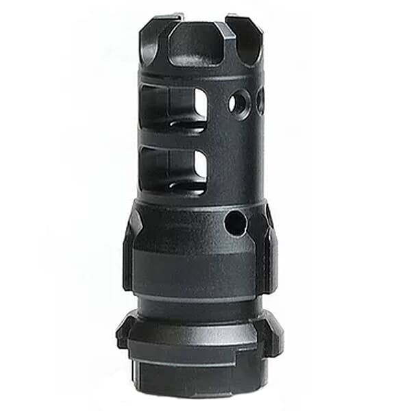 Lantac Dragon .300 BLK Cal 5/8x24 Muzzle Brake w/Dead Air KEYMO Mount for Wolfman Suppressor DGN300B-WM