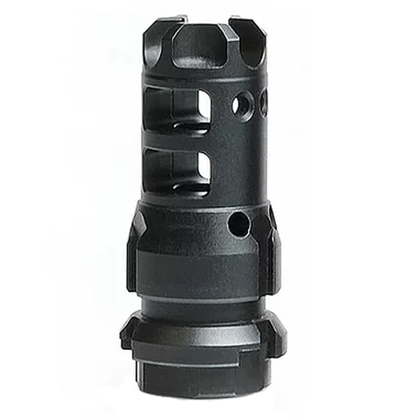 Lantac Dragon .223/5.56 Cal 1/2x28 Muzzle Brake w/Dead Air KEYMO Mount for Wolfman Suppressor DGN556B-WM