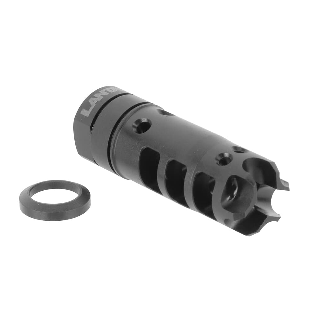 Lantac Dragon .223/5.56 Cal 1/2x28 Muzzle Brake w/Dead Air KEYMO Mount DGN556B-DA