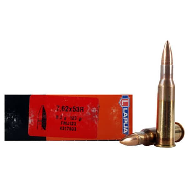 Lapua 123gr FMJ Rifle Ammunition LU4317503