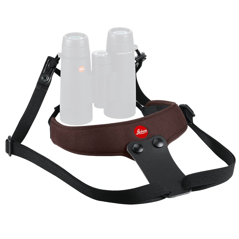 Leica Neoprene Bino Sport Strap - Chocolate Brown 42057 42057