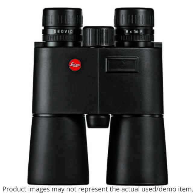 Leica USED Geovid-R Yards w/EHR 8x56 Binocular 40430 - Broken Bag Strap - Scuffed Battery Door UA7108