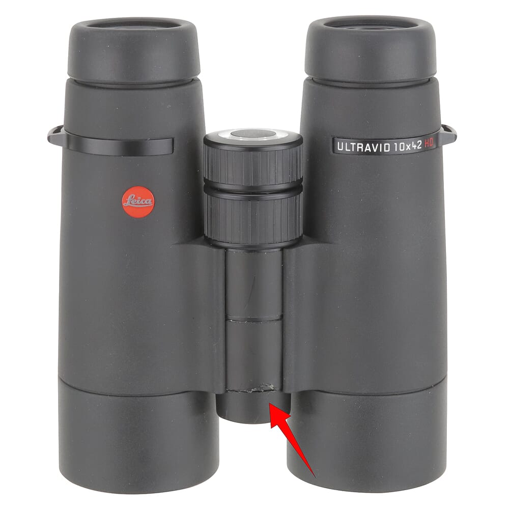 Leica USED Ultravid 10x42 HD-Plus Binoculars 40094 - Excellent Condition w/Chips in Plastic on Hinge Area UA2776 UA2776