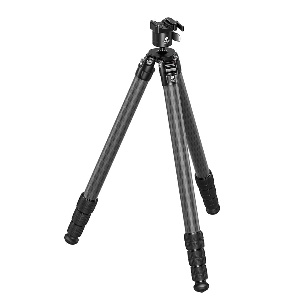 Leofoto SA-X SA-404CLX Tripod w/Rosette, 3/8&quot; Mounting Stud &amp; MA-40X Lever-Release Rapid Lock Ball Head SA-404CLX-MA-40X-ARCA