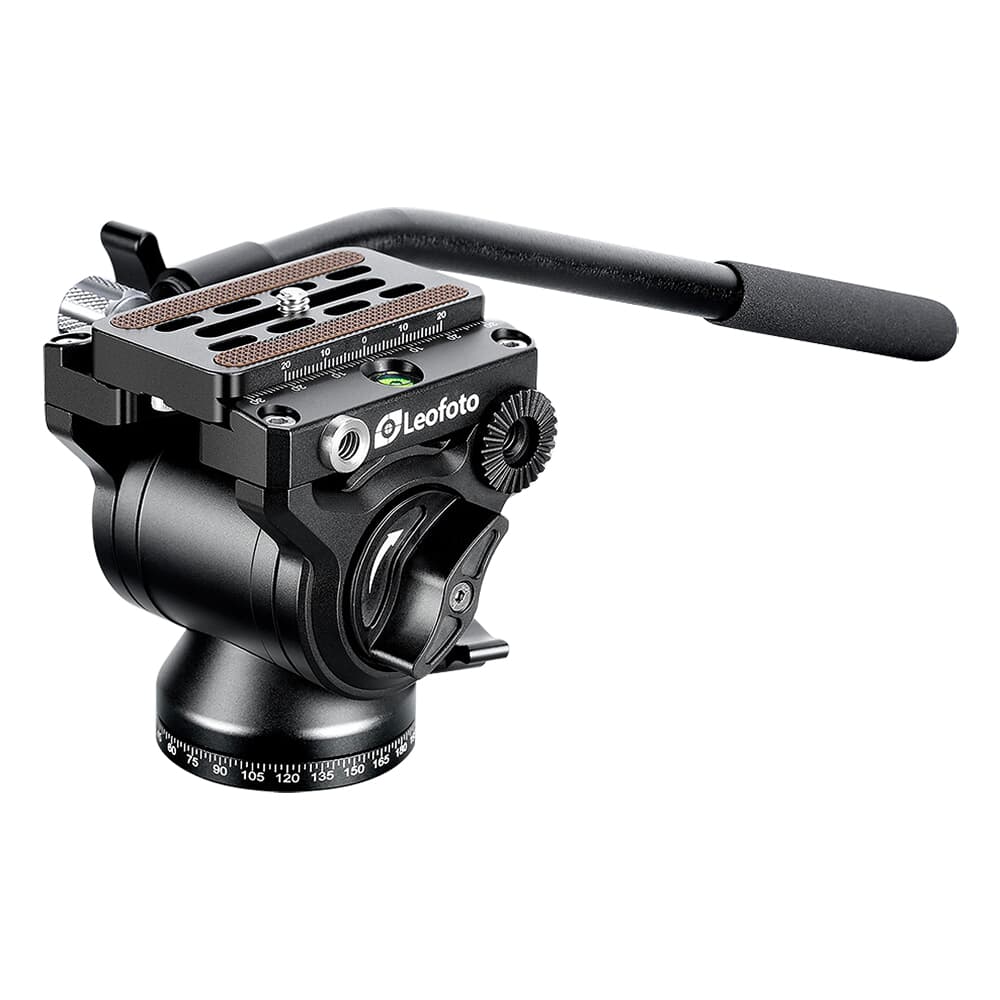 Leofoto Mini Compact Fluid Head w/QP-70N Plate &amp; Tilt-Lock Design BV-5
