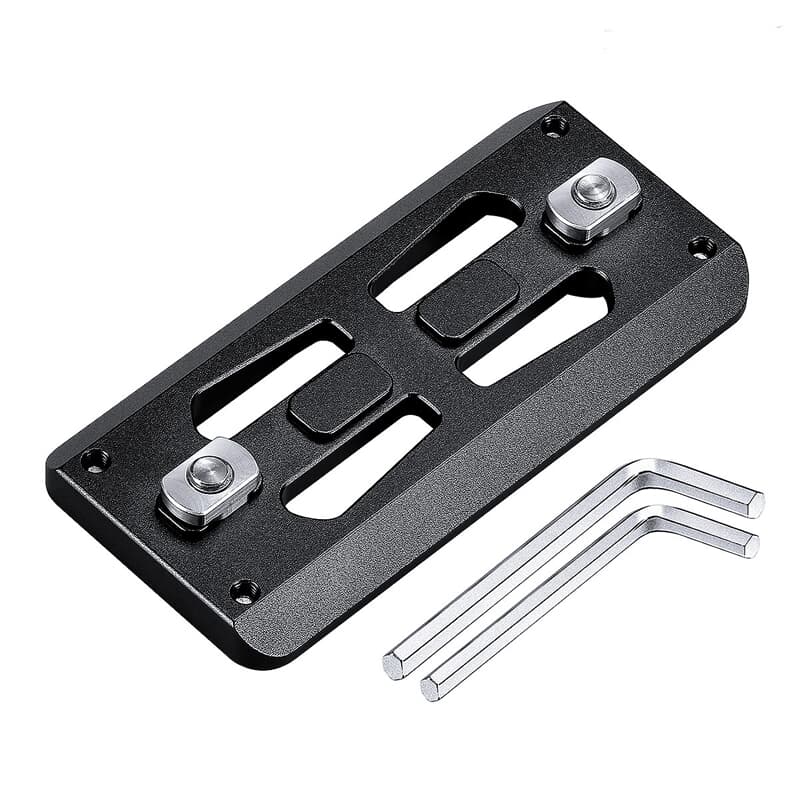 Leofoto M-LOK 80mm QR Rifle Support Plate GSP-80