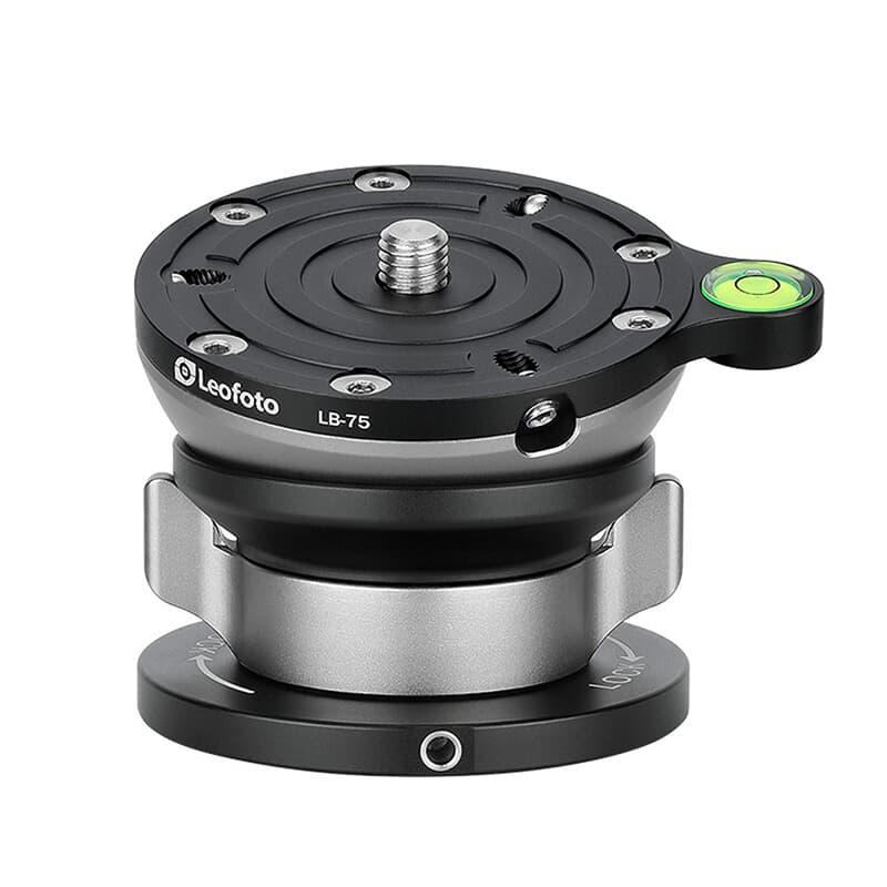 Leofoto LB-75 75mm Quick Adjust Horizontal Head Leveling Base LB-75 For ...