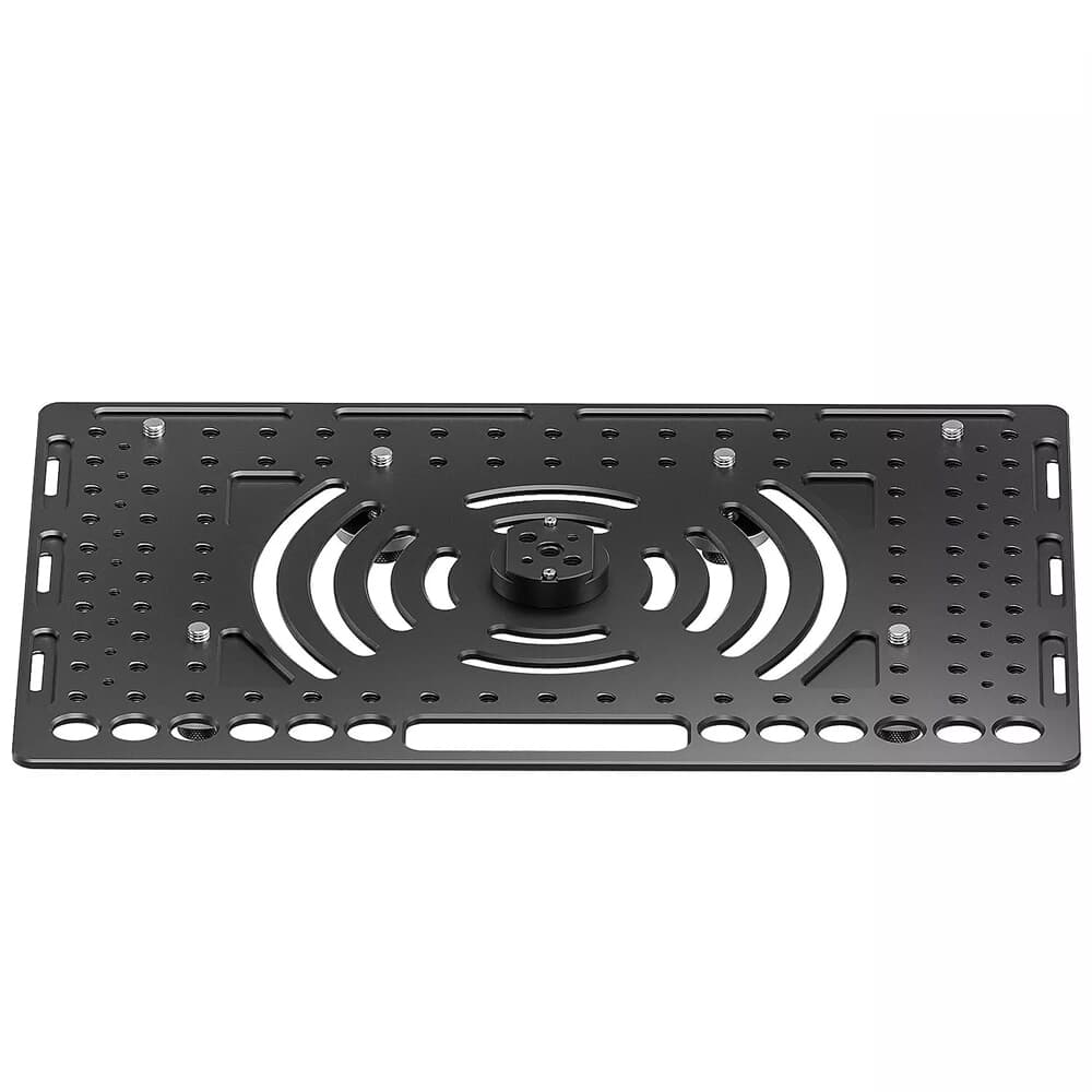 Leofoto LCH-3 Laptop Tray w/(3) 3/8&quot; &amp; (3) 1/4&quot; Mounting Holes LCH-3