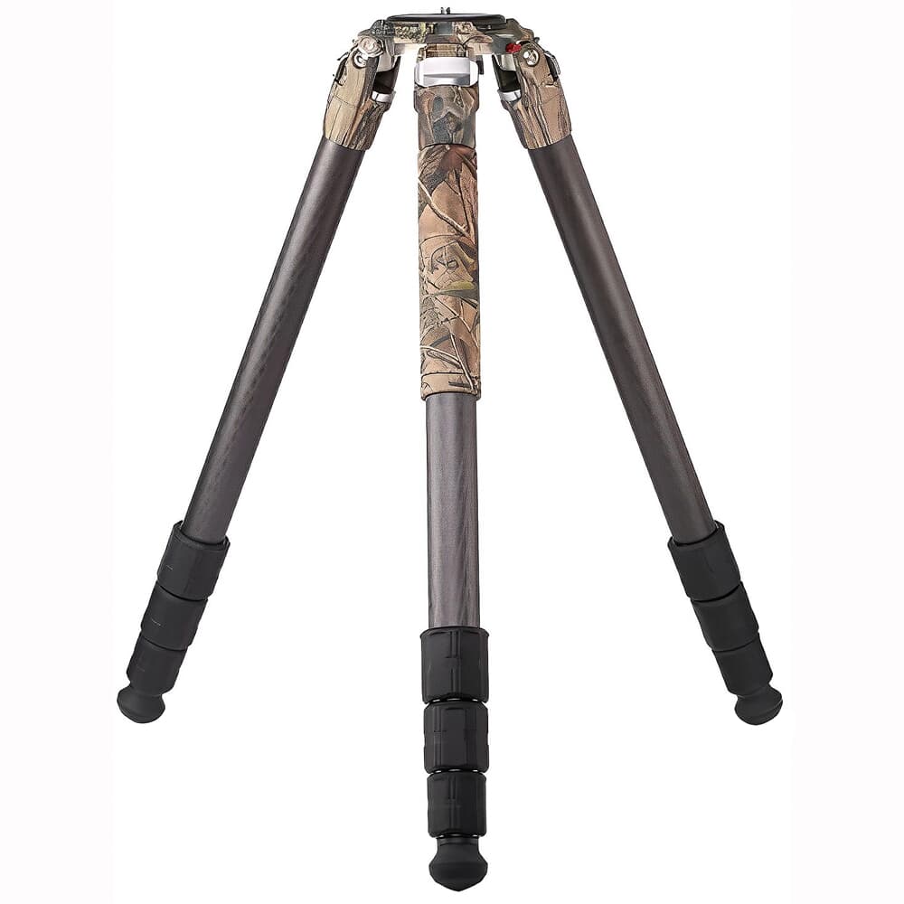 Leofoto LN-404C Systematic Massive Bowl Compatible Carbon Fiber Camo Tripod w/100mm Bowl & Bag LN-404C-CAMO
