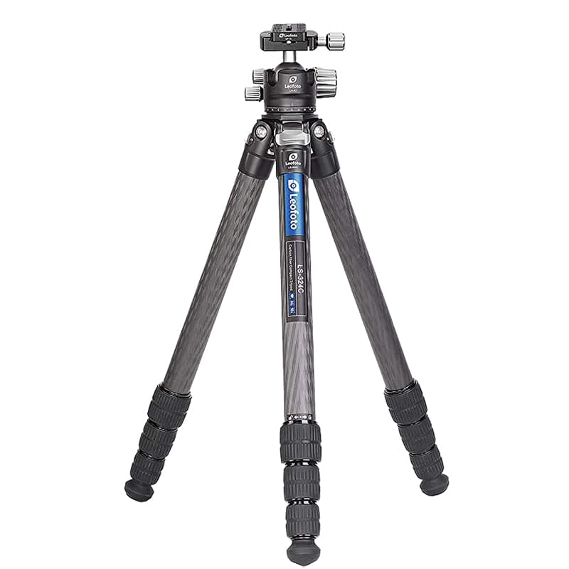 Leofoto LS Ranger Series LS-364C Professional Light Weight Carbon Fiber Tripod Kit w/Screw Knob Arca Clamp LS-364C-LH-40-SCREW-KNOB-ARCA-CLAMP