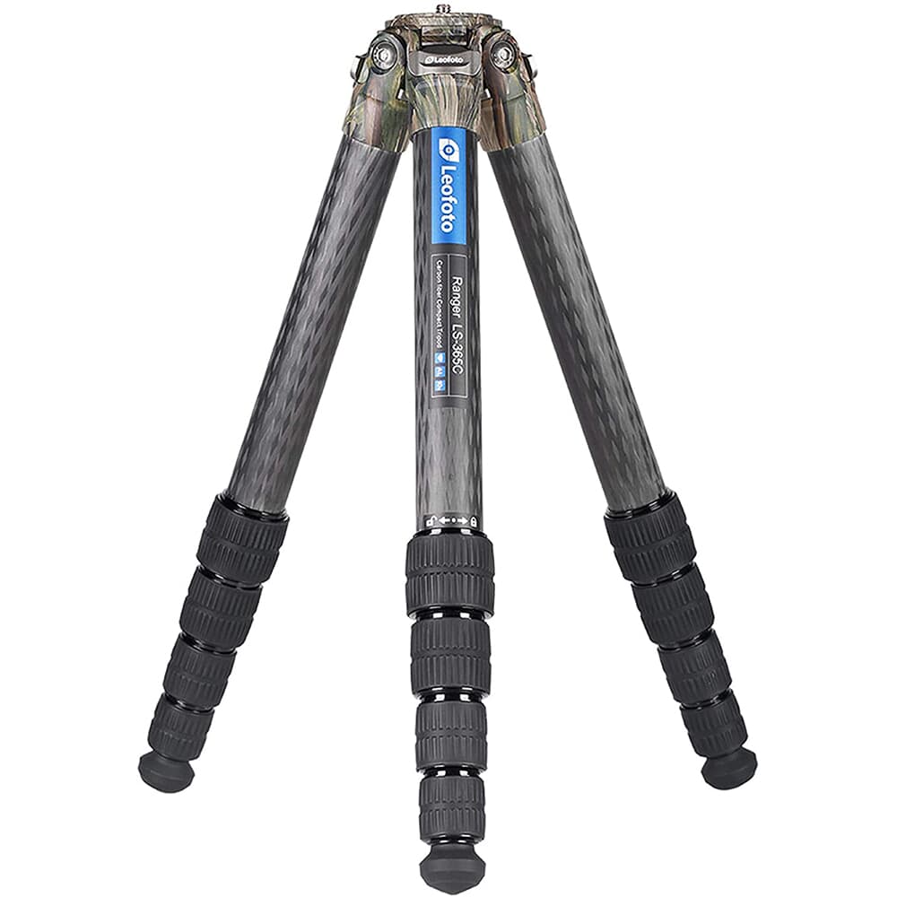 Leofoto LS Ranger Series LS-365C Camo Professional Light Weight Carbon Fiber Tripod Kit LS-365C-CAMO