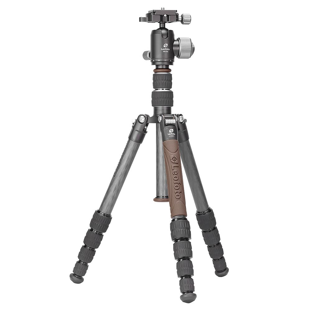 Leofoto LX-225CT+XB-32Q Reversible &amp; Lightweight Carbon Fiber Travel Tripod w/Ball Head LX-225CT-XB-32Q